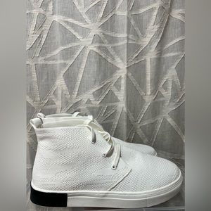 Strauss + Ramm Chukka White Shoes Size 11